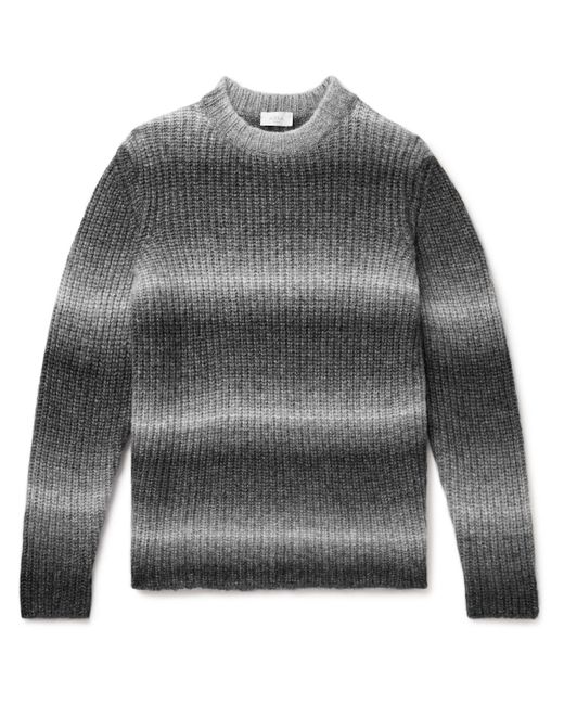 Altea Ribbed Striped Alpaca-Blend Sweater