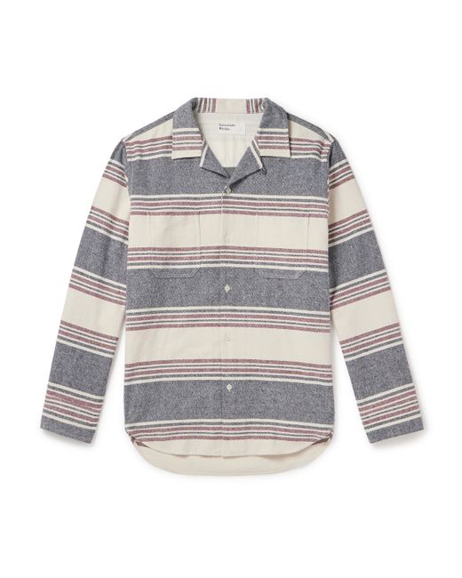 Universal Works Striped Brushed-Cotton Shirt