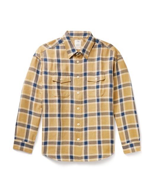 Visvim Lumber Checked Linen and Wool-Blend Flannel Shirt
