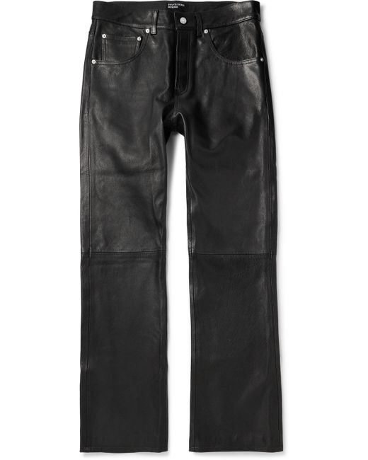 Enfants Riches Deprimes Straight-Leg Panelled Leather Trousers UK/US 34