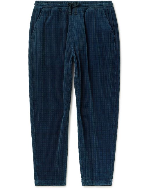 Universal Works Straight-Leg Houndstooth Cotton-Corduroy Drawstring Trousers UK/US 28