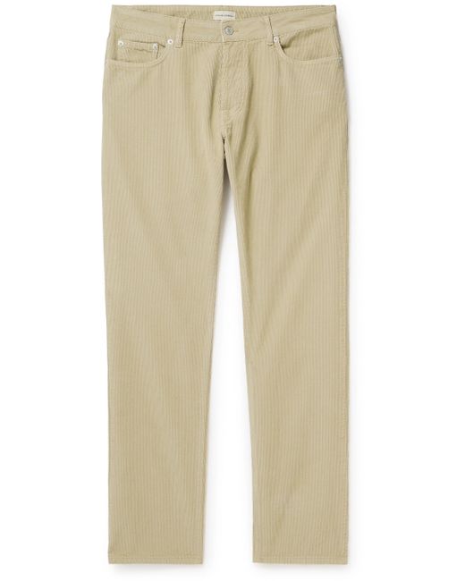 Officine Generale James Slim-Fit Straight-Leg Cotton-Corduroy Trousers UK/US 29
