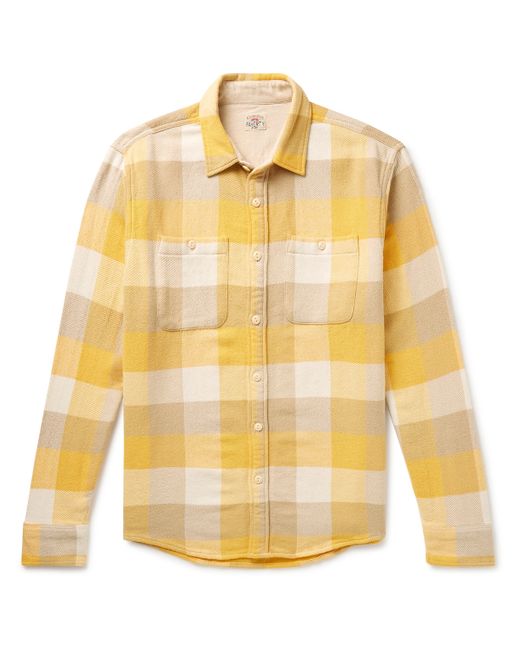 Faherty The Surf Checked Organic Cotton-Flannel Shirt
