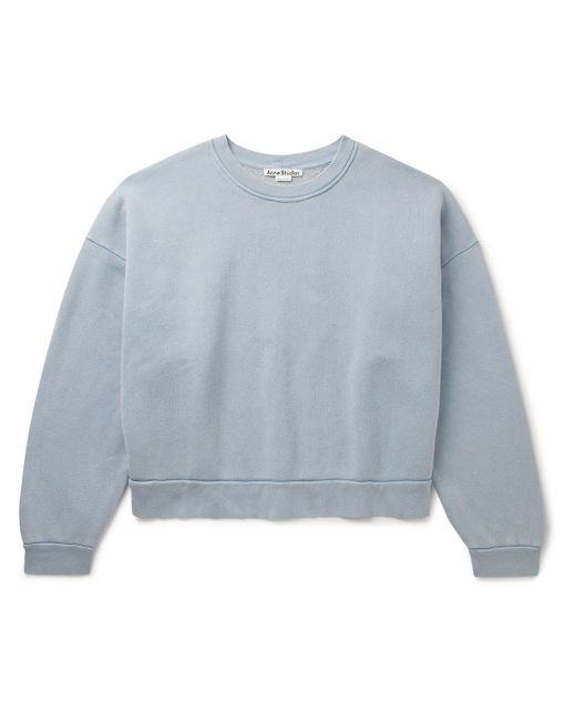 Acne Studios Fester Garment-Dyed Cotton-Jersey Sweatshirt