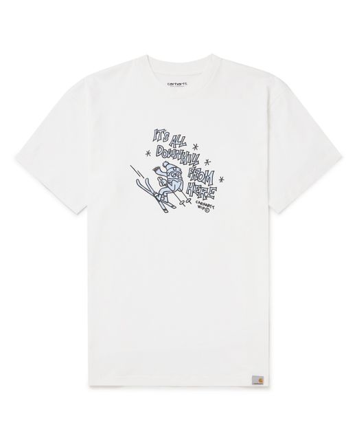 Carhartt Wip Printed Cotton-Jersey T-Shirt