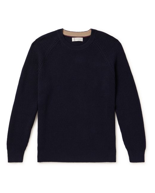Brunello Cucinelli Ribbed Cotton Sweater
