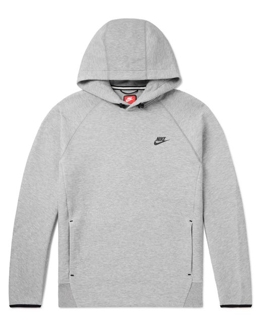 Nike Logo-Print Cotton-Blend Tech Fleece Hoodie