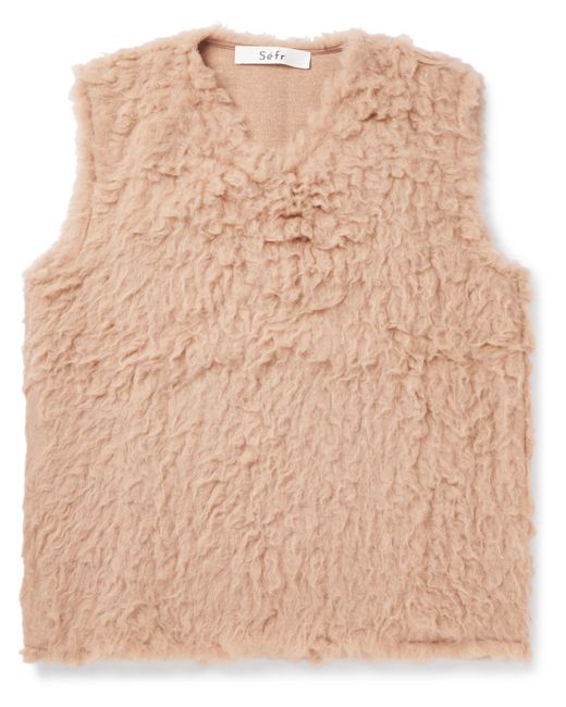 Séfr Alonzo Alpaca and Wool-Blend Sweater Vest