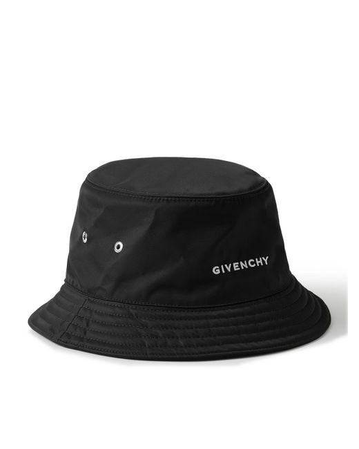 Givenchy Logo-Embroidered Shell Bucket Hat