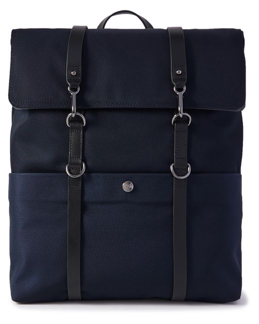 Mismo M/S Leather-Trimmed Ballistic Nylon Backpack