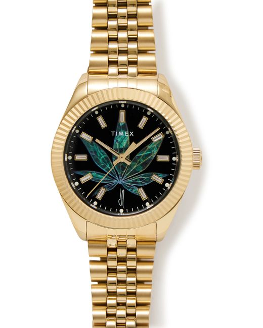 Timex Jacquie Aiche Legacy High Life Tone Crystal Watch