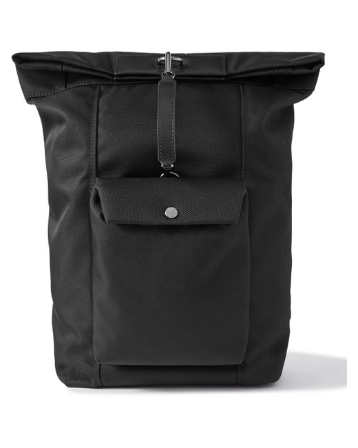 Mismo M/S Escape Leather-Trimmed Ballistic Nylon Backpack