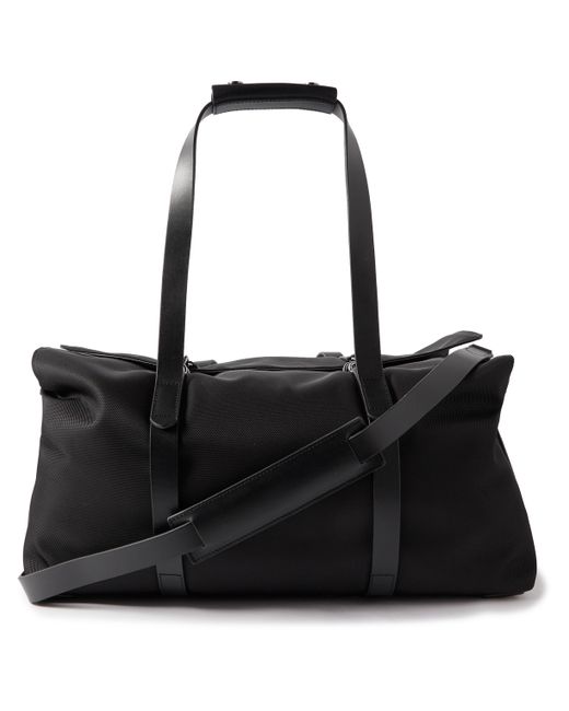 Mismo M/S Supply Leather-Trimmed Canvas Weekend Bag