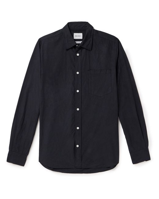 Norse Projects Osvald Garment-Dyed Cotton and TENCEL Lyocell-Blend Shirt
