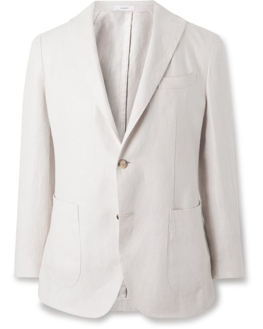 Boglioli K-Jacket Unstructured Linen-Twill Suit Jacket