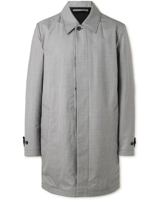 Dunhill Reversible Houndstooth Woven Coat