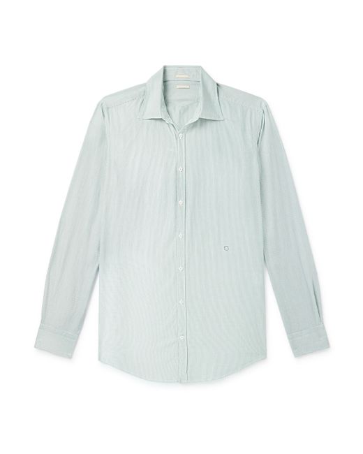 Massimo Alba Genova Striped Cotton-Poplin Shirt