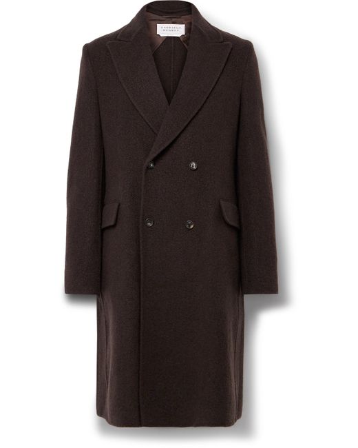 Gabriela Hearst Mcaffrey Double-Breasted Recycled-Cashmere Overcoat