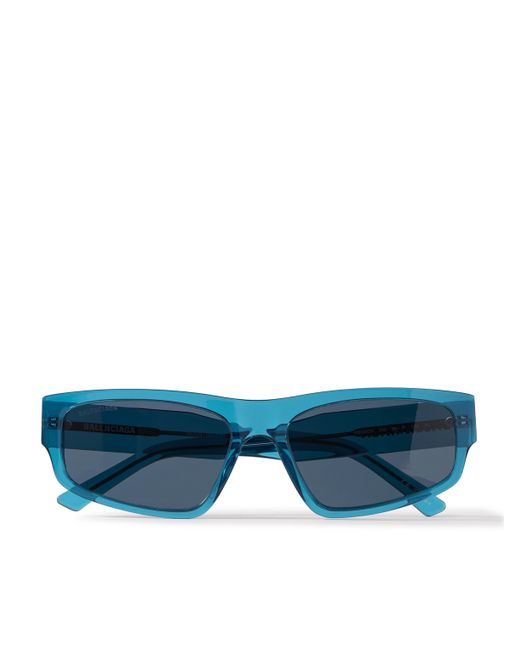 Balenciaga Rectangular-Frame Acetate Sunglasses