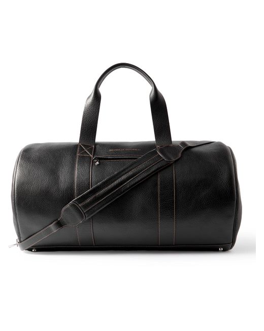 Brunello Cucinelli Borsa Leather Duffle Bag