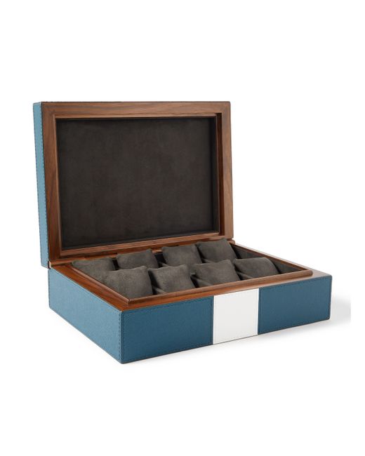 Giobagnara Frank Leather and Wood 10-Piece Watch Box