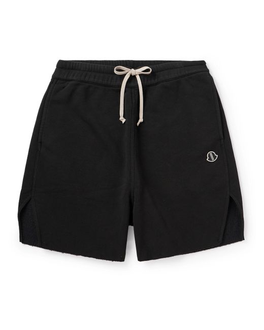 Rick Owens Moncler Straight-Leg Cotton-Blend Jersey Drawstring Shorts