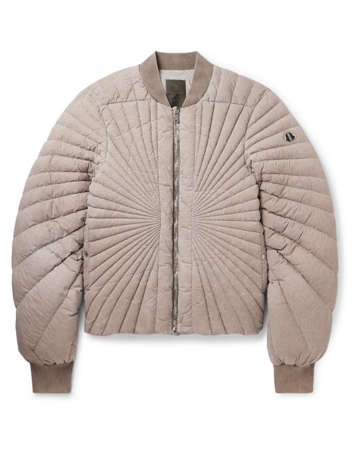 Rick Owens Moncler Radiance Quilted Shell Down Jacket