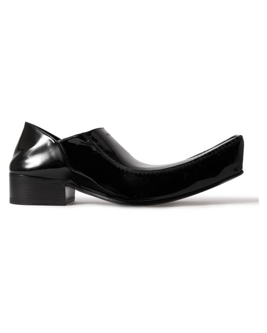 Balenciaga Romeo Collapsible-Heel Patent-Leather Loafers