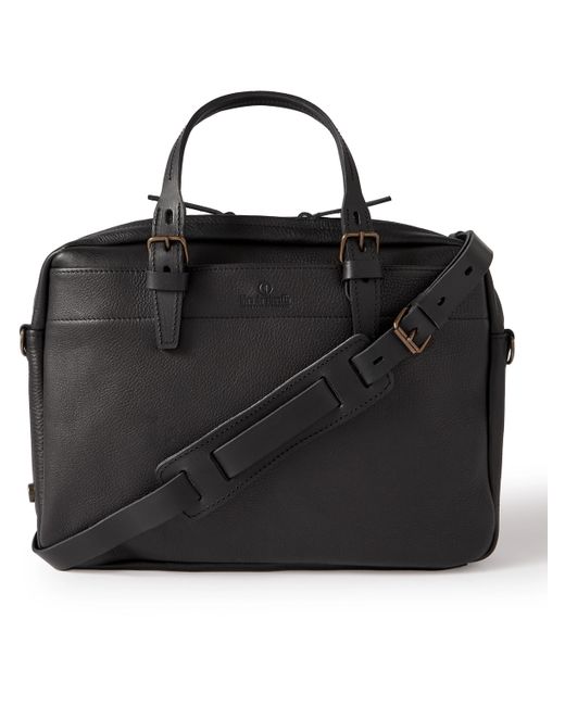Bleu De Chauffe Folder Vegetable-Tanned Textured-Leather Messenger Bag