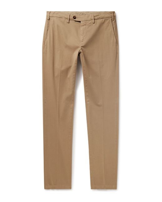 Canali Slim-Fit Cotton-Blend Twill Chinos