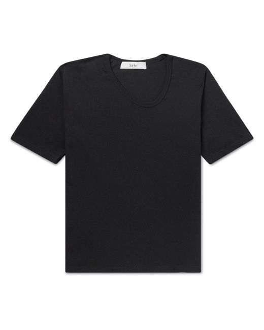 Séfr Uneven Cotton-Jersey T-Shirt