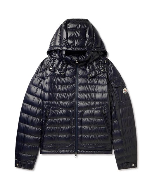Moncler Logo-Appliquéd Quilted Shell Down Hooded Jacket