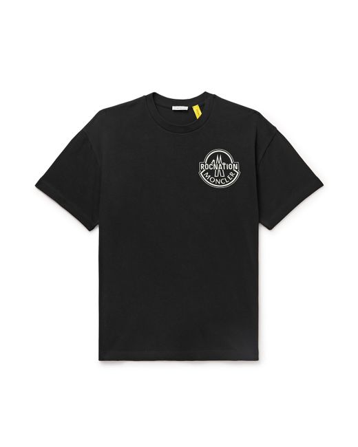 Moncler Genius Roc Nation by Jay-Z Logo-Print Cotton-Jersey T-Shirt