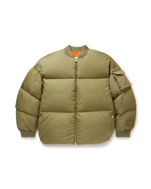 Moncler Genius Roc Nation by Jay-Z Centaurus Croc-Effect Quilted Shell Down Jacket
