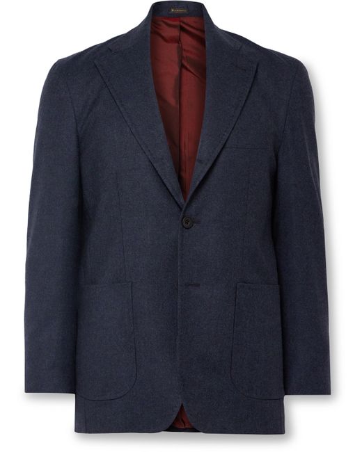 Rubinacci Wool-Flannel Suit Jacket
