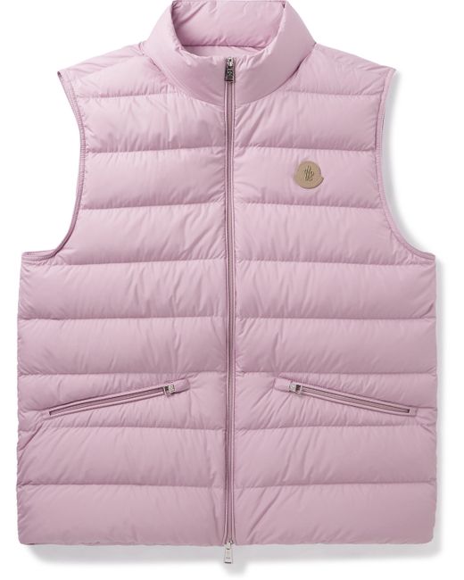 Moncler Logo-Appliquéd Quilted Shell Down Gilet