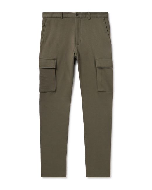 Moncler Straight-Leg Cotton-Jersey Cargo Trousers