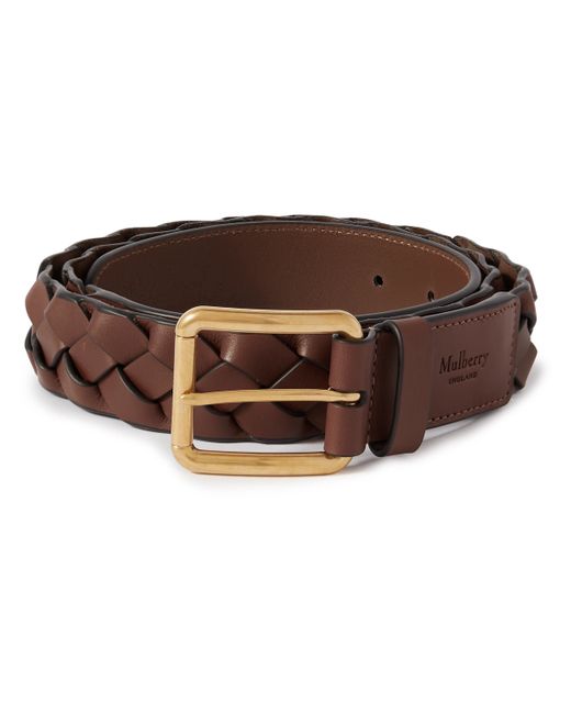 Mulberry Heritage 3.5cm Braided Leather Belt