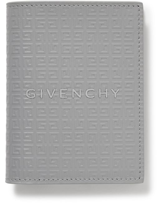 Givenchy Appliquéd Logo-Embossed Leather Bilfold Cardholder
