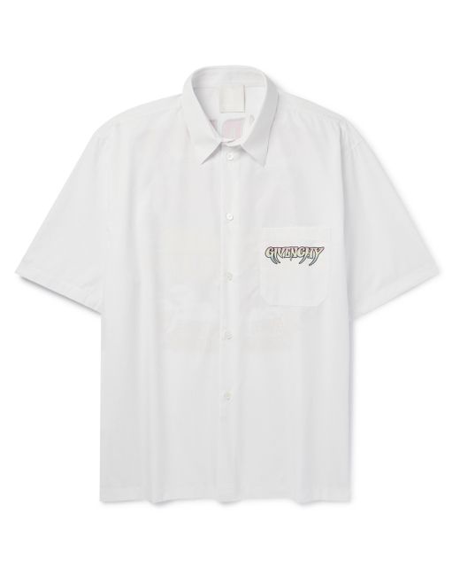 Givenchy Printed Cotton-Poplin Shirt