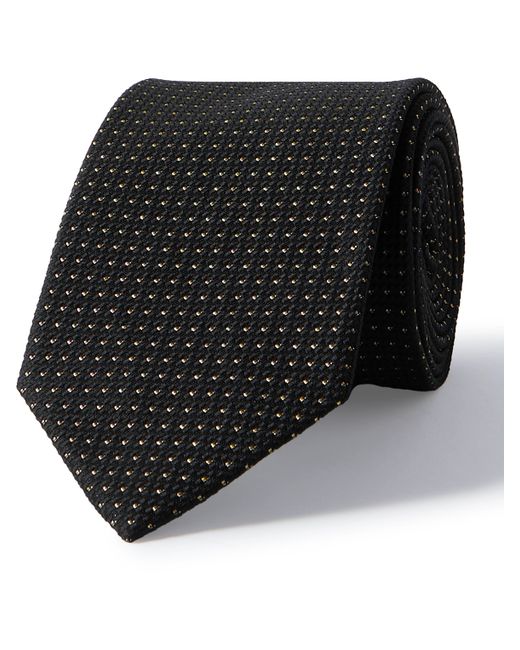 Brioni 8cm Metallic Silk-Blend Jacquard Tie
