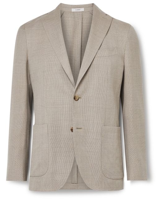 Boglioli K-Jacket Slim-Fit Unstructured Wool-Hopsack Blazer