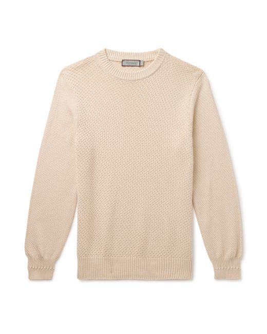 Canali Textured-Cotton Sweater