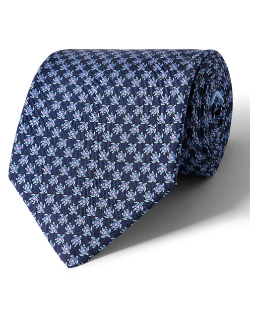 Ferragamo 8cm Printed Silk-Twill Tie