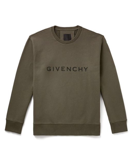 Givenchy Logo-Print Cotton-Jersey Sweatshirt