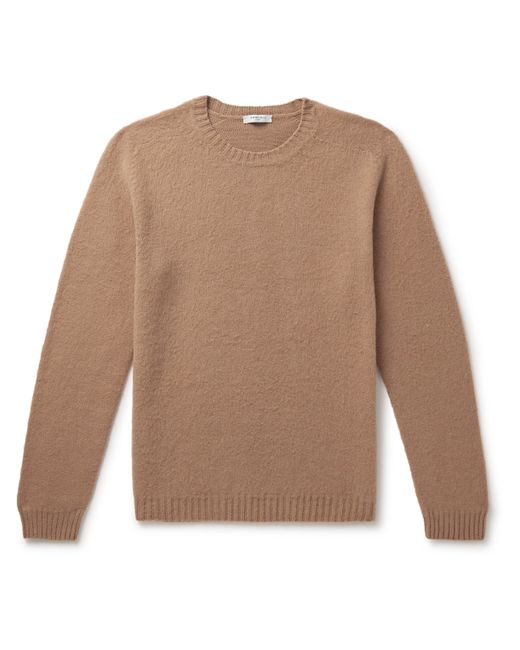 Boglioli Slim-Fit Brushed Wool and Cashmere-Blend Sweater