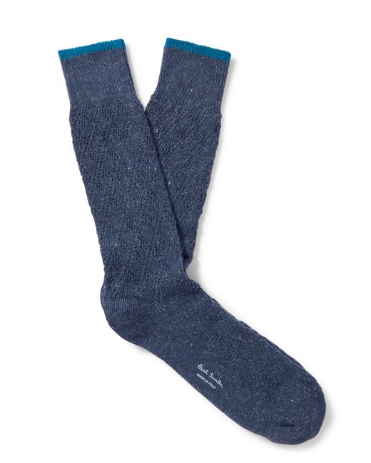 Paul Smith Edward Logo-Print Cotton-Blend Socks