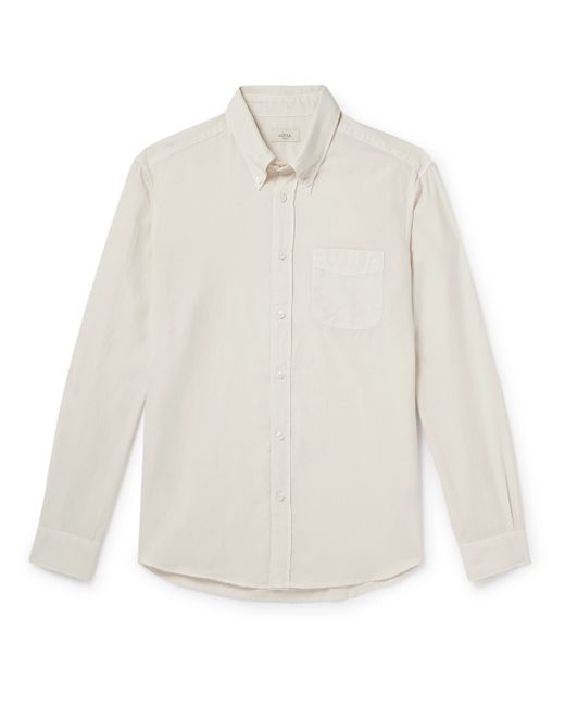 Altea Ivy Button-Down Washed Lyocell and Cotton-Blend Twill Shirt
