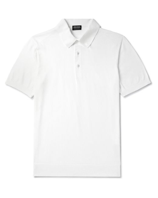 Z Zegna Cotton Polo Shirt