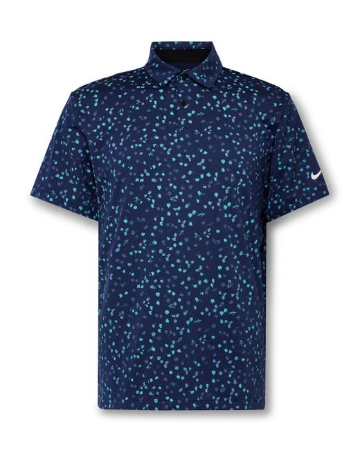 Nike Golf Tour Floral-Print Dri-FIT Golf Polo Shirt
